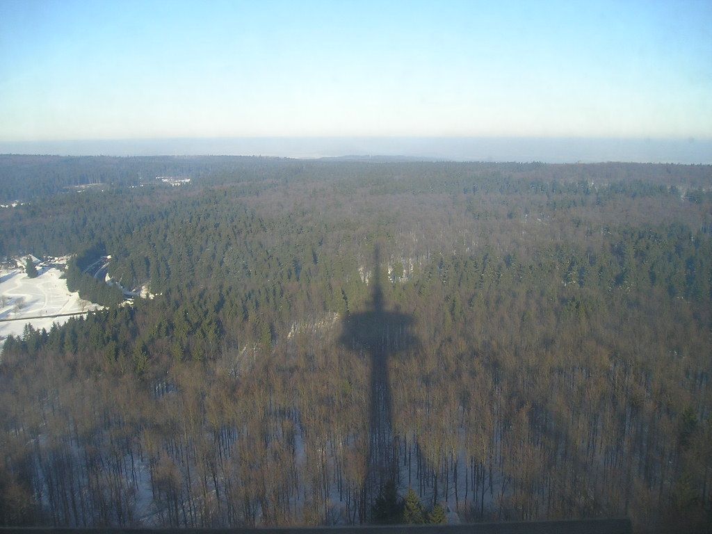 Blick aus dem Turm (Fenster Betriebsraum)