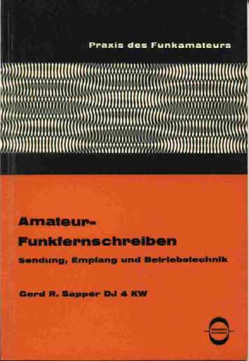 book cover Amateur Funkfernschreiben
