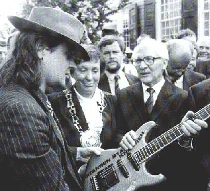 Udo Lindenber und Erich Honecker