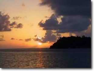 Sunset in Providencia
